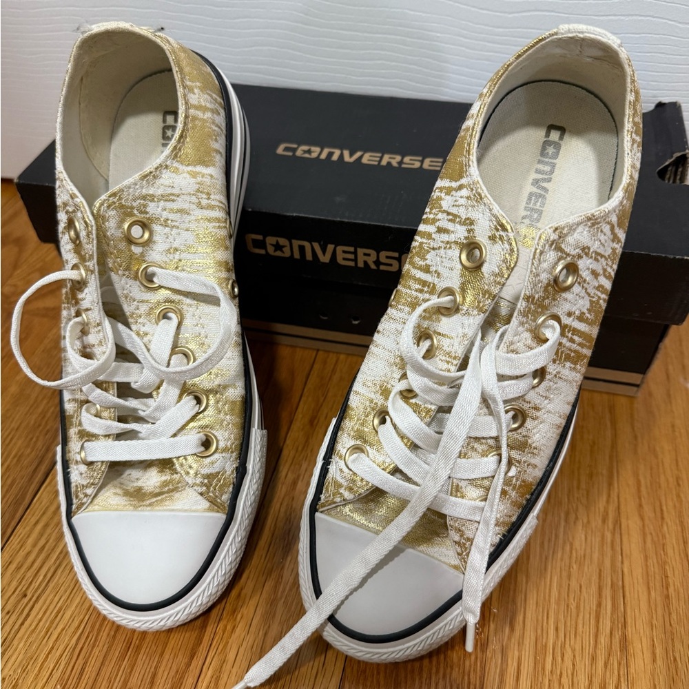 Converse Women's Gold Sneakers